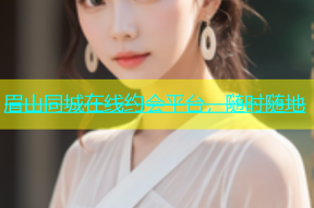 眉山同城在线约会平台，随时随地