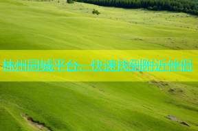 林州同城平台，快速找到附近伴侣