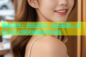 魔都夜色：同志速约，告别孤单，即刻开启上海同城蜜友新体验