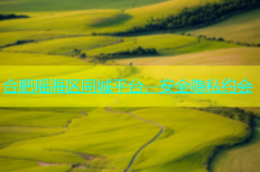 合肥瑶海区同城平台，安全隐私约会