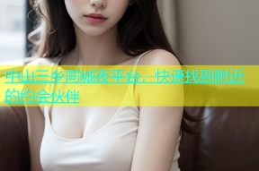 中山三乡同城夜平台，快速找到附近的约会伙伴