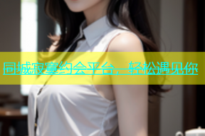 同城寂寞约会平台，轻松遇见你
