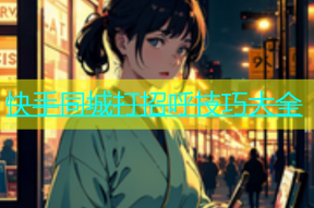 快手同城打招呼技巧大全