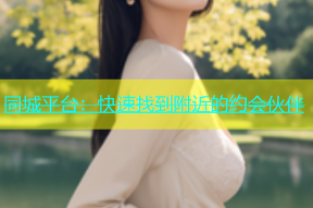 同城平台：快速找到附近的约会伙伴