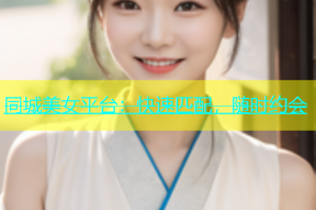 同城美女平台：快速匹配，随时约会