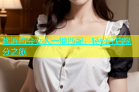 附近约会女人一键匹配，轻松开启缘分之旅