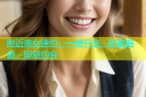 附近美女速约：一键开启，甜蜜邂逅，即刻约会
