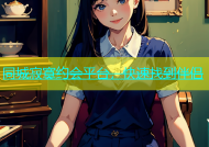 同城寂寞约会平台，快速找到伴侣