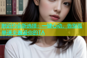 附近约会新选择：一键心动，告别孤单速来邂逅你的TA