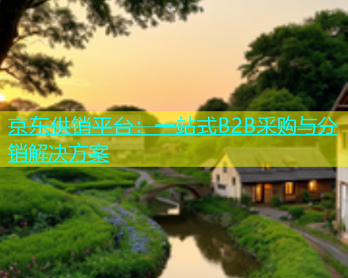 京东供销平台：一站式B2B采购与分销解决方案  第1张