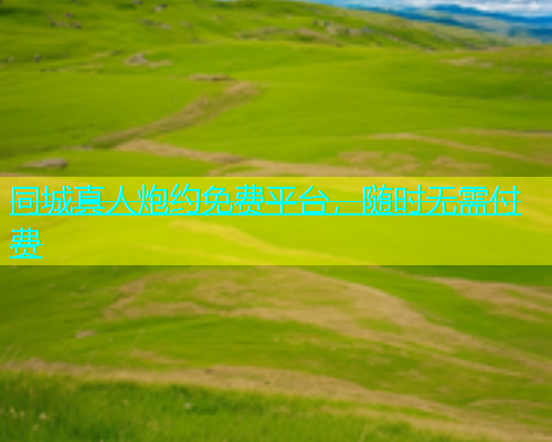 同城真人炮约免费平台，随时无需付费  第1张